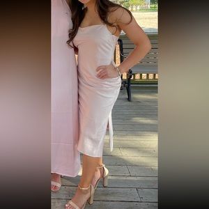 Express midi slip dress